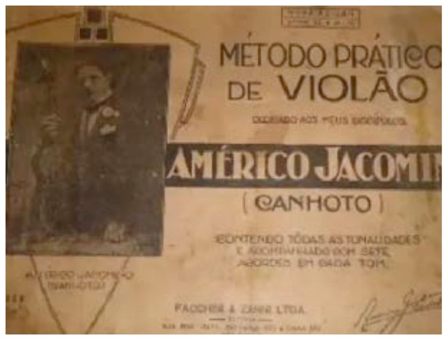 Capa do Método Prático de Violão de Américo Jacomino (Canhoto)